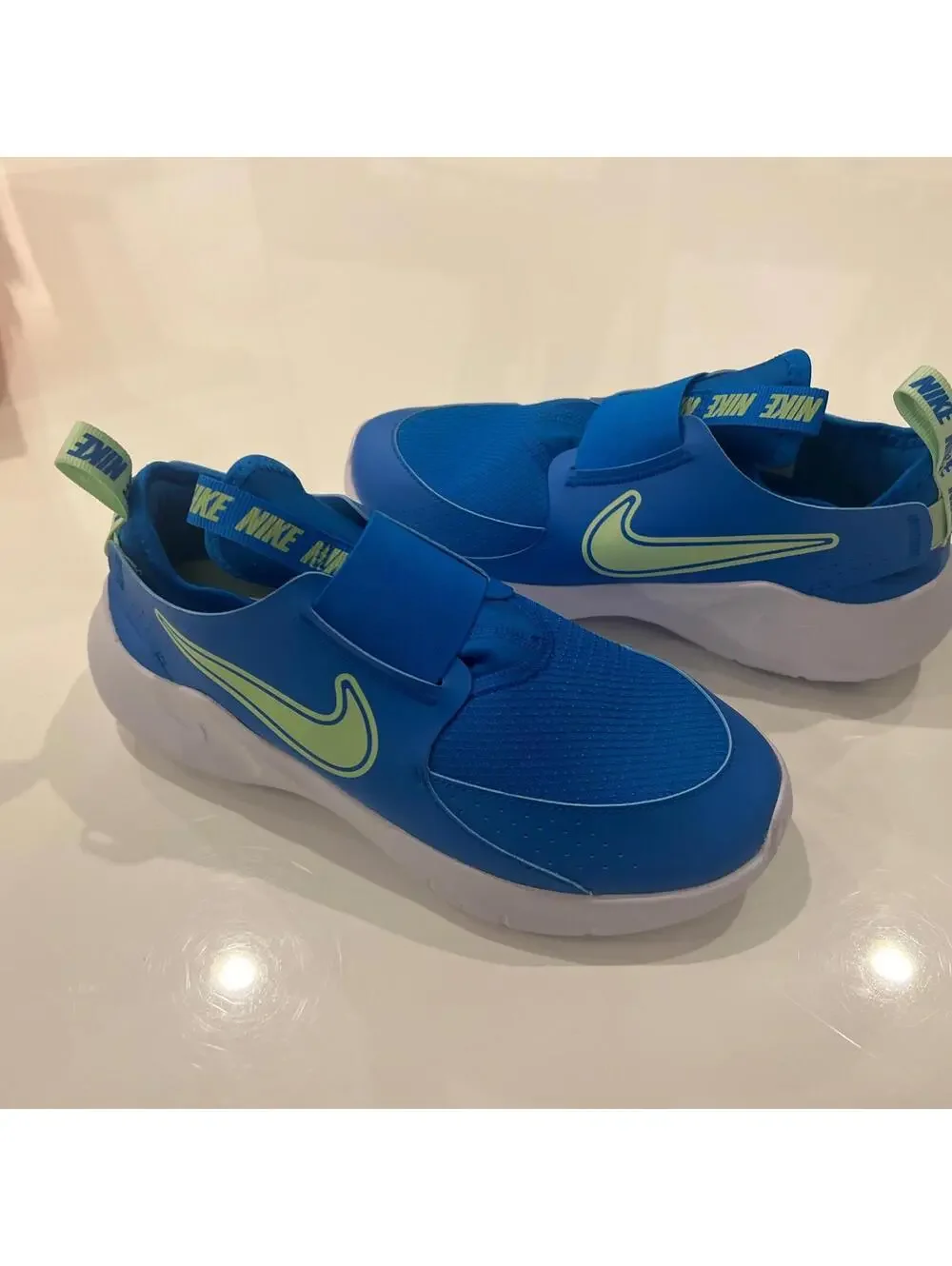 Boy's Nike Flex Runner 3 Sneaker Big Kid FN1294-400 Blue Mesh Size 7 Y